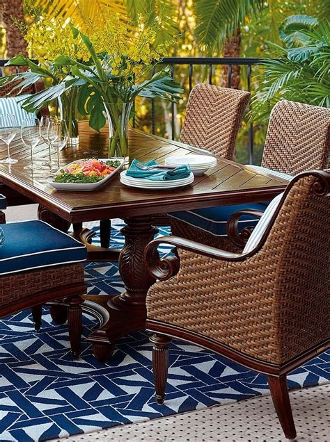 St. Martin 7-pc. Rectangular Dining Set | Frontgate | Outdoor furniture, Patio furniture sets ...