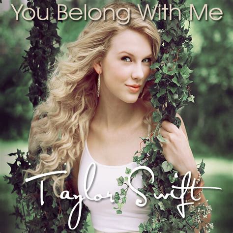 Taylor Swift You Belong With Me Single Cover | MileySelenaDemiLuver_HR | Flickr