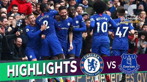 Video: Chelsea vs Everton 4-0 highlights