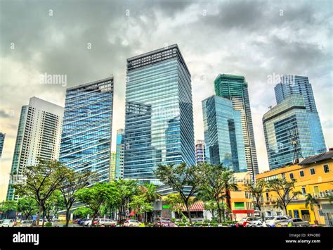 Skyscrapers at Bonifacio Global City - Manila, Philippines Stock Photo - Alamy