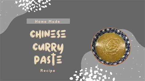 Chinese Curry Paste - Kenny McGovern - Recipe