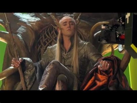 Great moment between Thranduil and Legolas, behind the scenes of DOS : r/TheHobbit