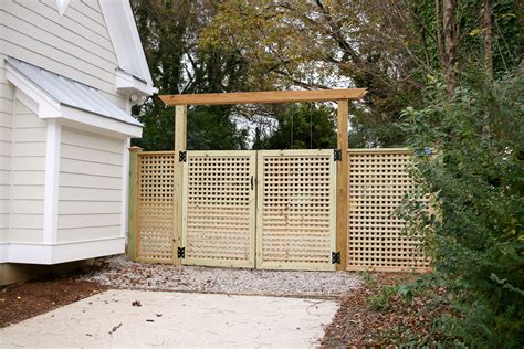 How to Build a Window Pane Lattice Privacy Fence and Gate - Pretty Handy Girl