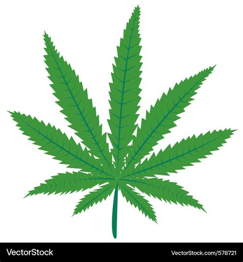 Weed Plant Drawing Svg