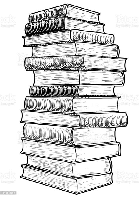 pile de livres dessin – Recherche Google | Book art drawings, Book drawing, Line art vector