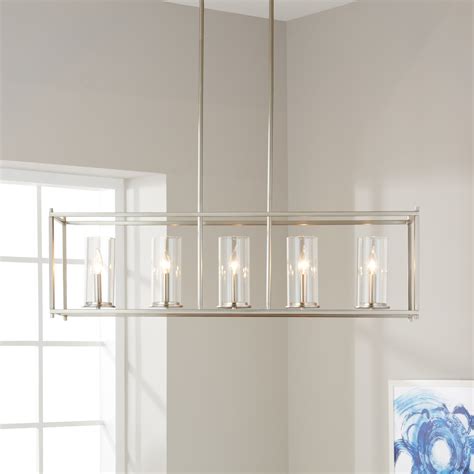 Linear Chandelier Dining Room - Modern Crystal Prism Chandelier Oval ...