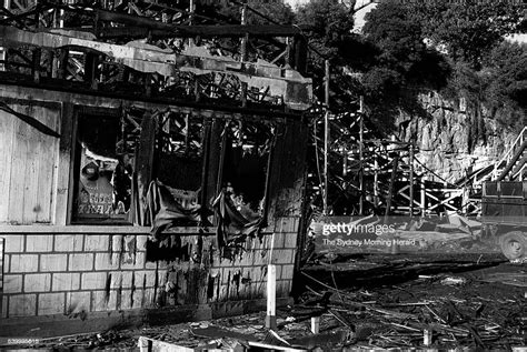 The devastation after the Ghost Train fire at Luna Park in Sydney, 10 ...