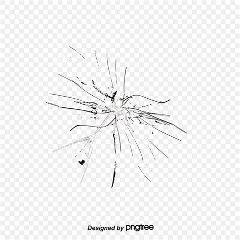 Glass Crack, Glass Drawing, Glass Sketch PNG Transparent Clipart Image and PSD File for Free ...