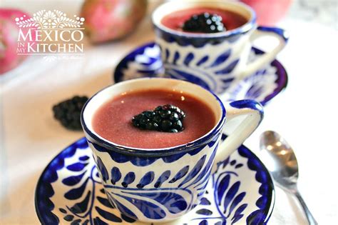 Blackberry Atole / Atole de Zarzamora - Mexico In My Kitchen