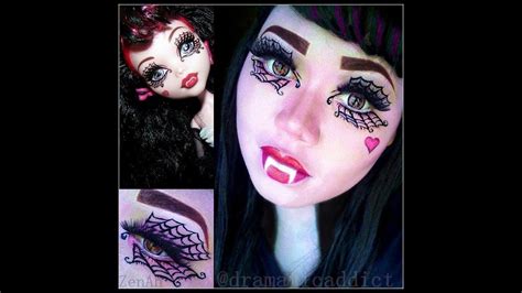 Monster High Draculaura Makeup Look - Kenjutaku