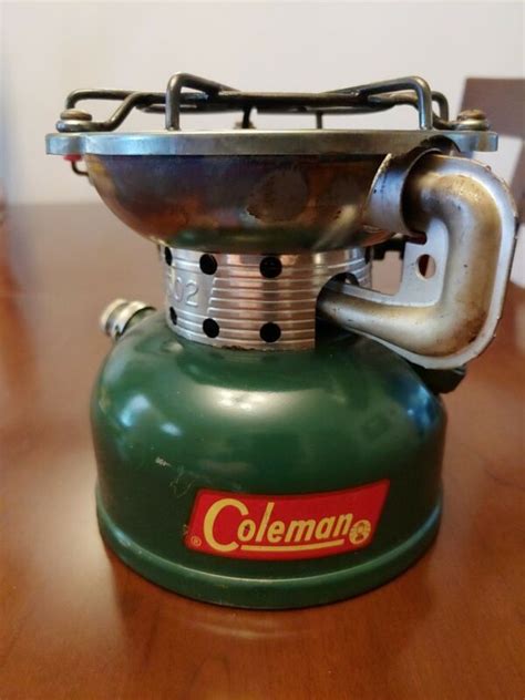 1962 COLEMAN 502 / 501 FONT SPORTSTER CAMP STOVE WITH PAN/CARRIER ...