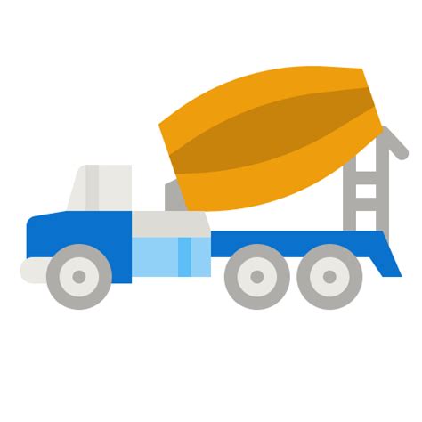 Concrete truck - Free transportation icons