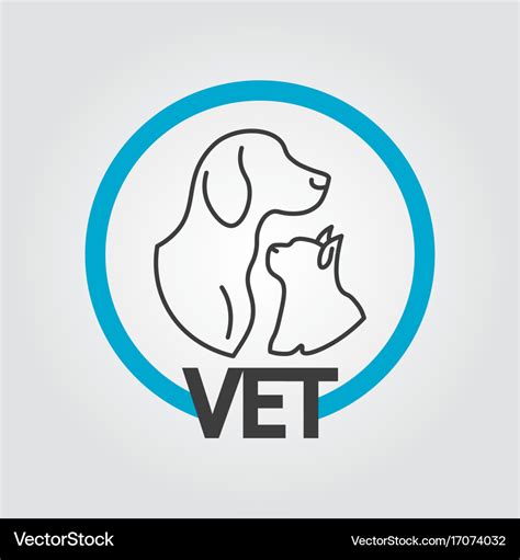 Vet logo design Royalty Free Vector Image - VectorStock