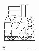 25 Free Shapes Coloring Pages For Kids – Fun Easy & Printable  Little sketch template