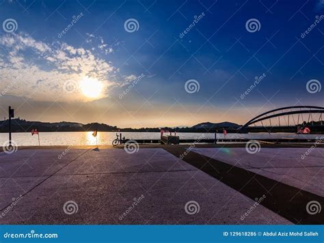 Putrajaya bridge stock photo. Image of famous, outdoor - 129618286