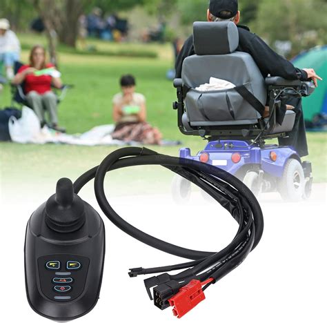 Electric Wheelchair Joystick Controller, IPX5 Waterproof Adjustable ...