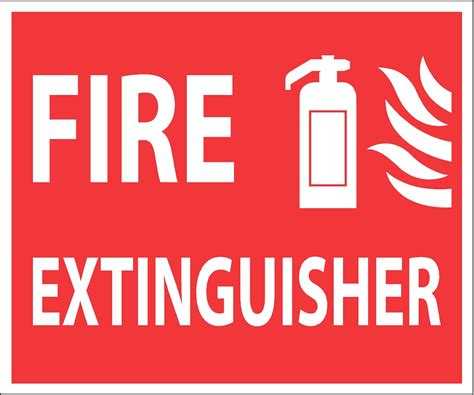 Fire Extinguisher Sign - SafetyKore