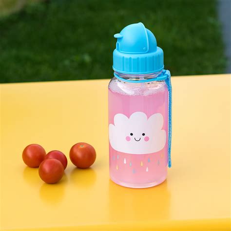 Happy Rain Cloud Water Bottle | Rex London (dotcomgiftshop)