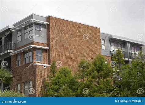 Nice apartment buildings stock image. Image of lease - 54650525