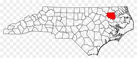 Map Of North Carolina Highlighting Bertie County - Map Of North ...