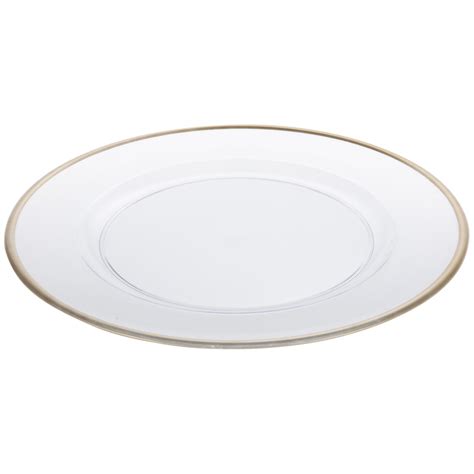 Transparent Plate Charger With Gold Trim | Hobby Lobby | 2001824