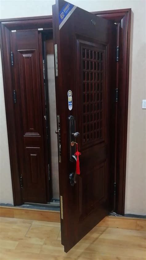 External Safety Security Steel Door Price Security Exterior Single Door - Buy External Safety ...