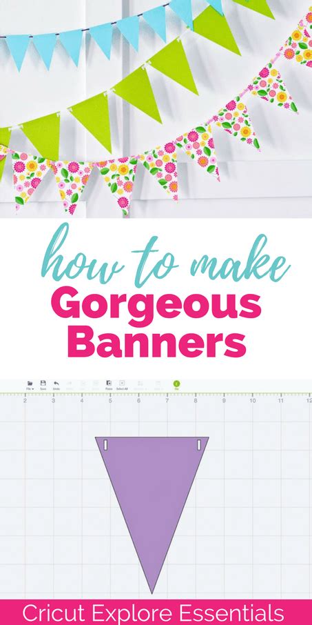 Cricut Explore Essentials: How to Make Gorgeous Banners | Christene Holder Home | How to make ...