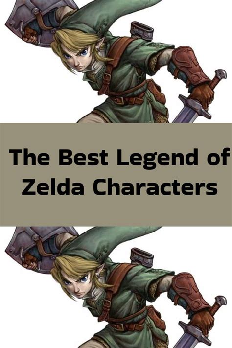 the best legend of zelda characters