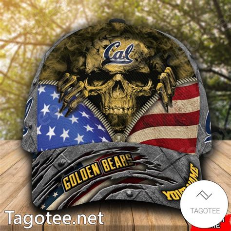 California Golden Bears Mascot Custom Caps - Tagotee