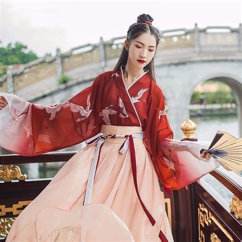 Chinese Hanfu China Traditional Dress Costume on Carousell