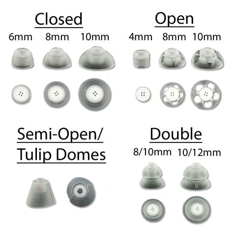 8/10mm Click Double Domes for Siemens, Miracle Ear, Rexton Hearing Aid – EarMall.com