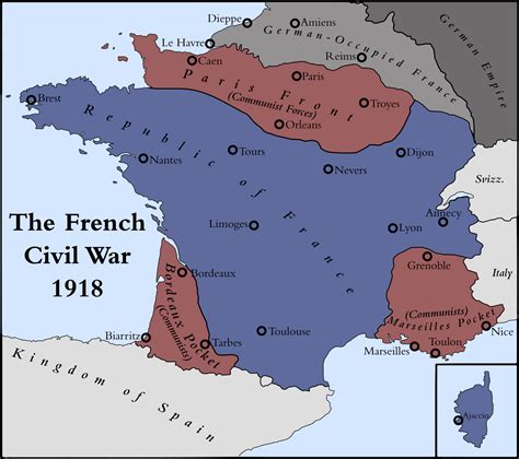 The french civil war in a timeline where WW1 drags on until 1924 ...