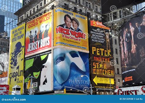 NYC: Times Square Billboards Editorial Image | CartoonDealer.com #26132938