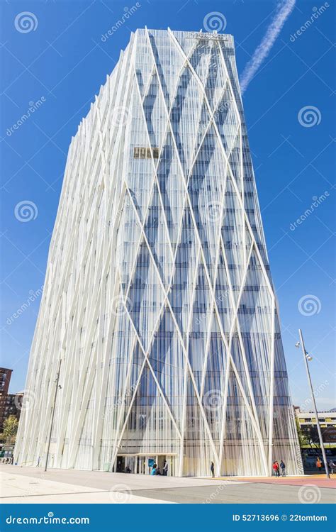 Telefonica Headquarters in Barcelona Editorial Photo - Image of ...