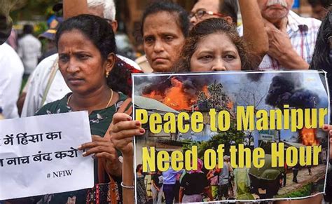 Protest against Manipur incident turns violent in Maharashtra's Nashik ...