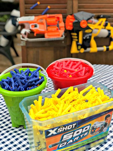 Simple Ideas for an at home Nerf Gun Birthday Party