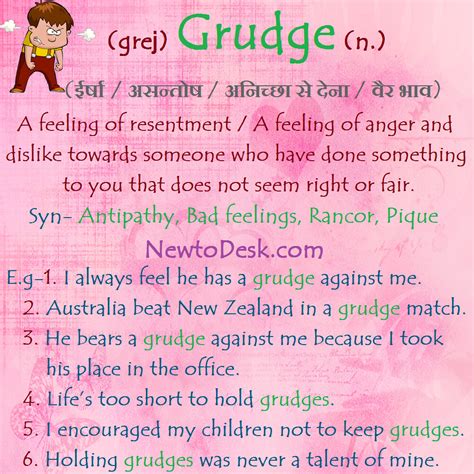 grudge vocabulay flashcards | For More Vocabulary FlashCards… | Flickr