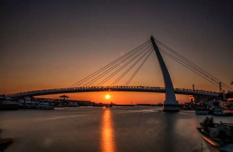 Picturesque Golden Sunset In Tamsui Off The Coasts Of Taiwan ~ PINOY FORMOSA