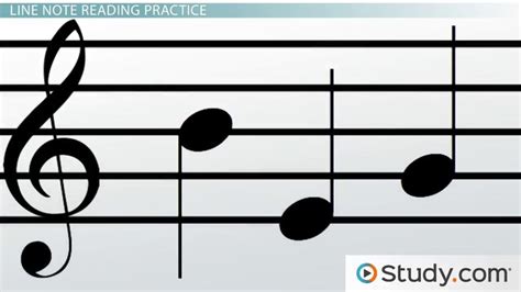 How to Read Notes on the Treble Clef Staff - Video & Lesson Transcript ...