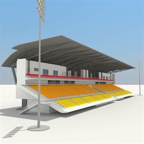 Stadium with seats 3D model | CGTrader