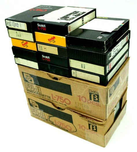 Lot Of 34 Blank Betamax Tapes Home Recordings Beta Tape Vintage See ...