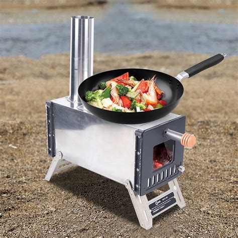 CNCEST Portable Camp Stove Stovetent Stove Hunting Fishing Stove Backpacking Stove Outdoor Stove ...