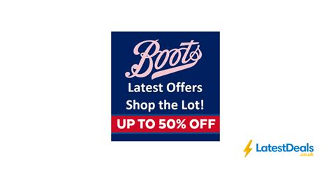 Boots - LATEST DEALS & OFFERS - up to 50% OFF at Boots