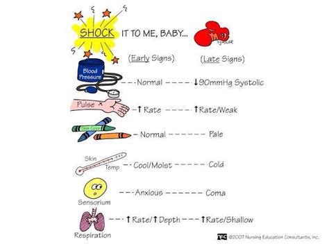 Signs of shock | Nursing mnemonics, Nursing school, Mnemonics