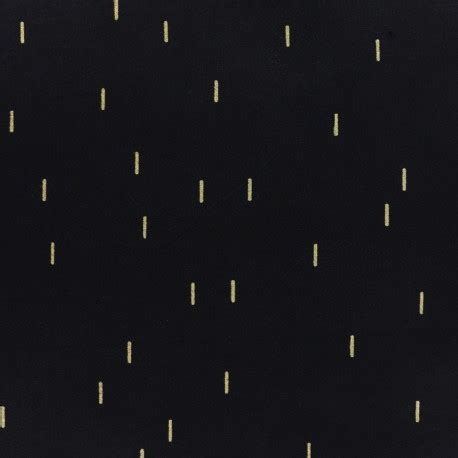 Hoffman fabrics Batiks Lines - black/gold