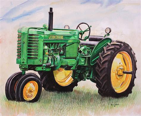 Tractor art, Tractors, John deere tractors