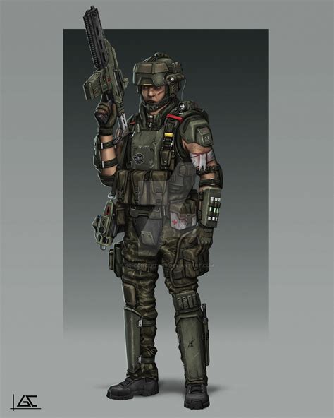 ALIENS - REDESIGN COLONIAL MARINES by GC-Conceptart on DeviantArt