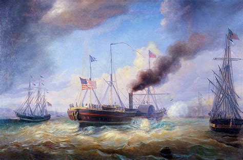 “The Arrival of the Collins Line Steamer Atlantic in May 1850” | Time and Navigation