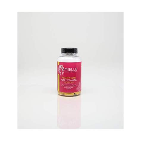 Miele Organics Adult Healthy Hair Formula Vitamins with Biotin,Capsule ...