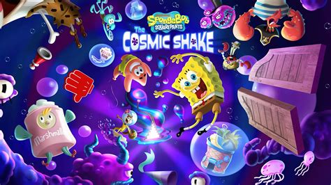 spongebob squarepants the cosmic shake, game, characters, 4k, HD Wallpaper | Rare Gallery